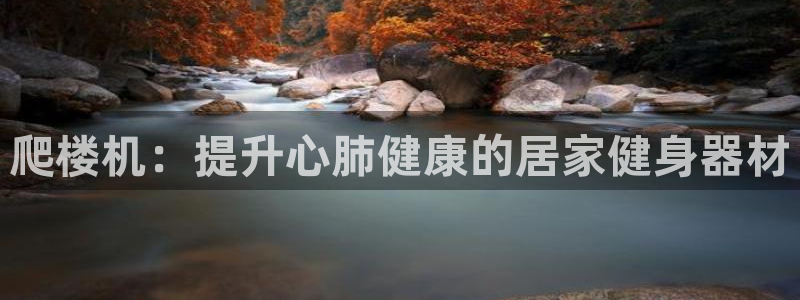 凯时登录：爬楼机：提升心肺健康的居家健身器材