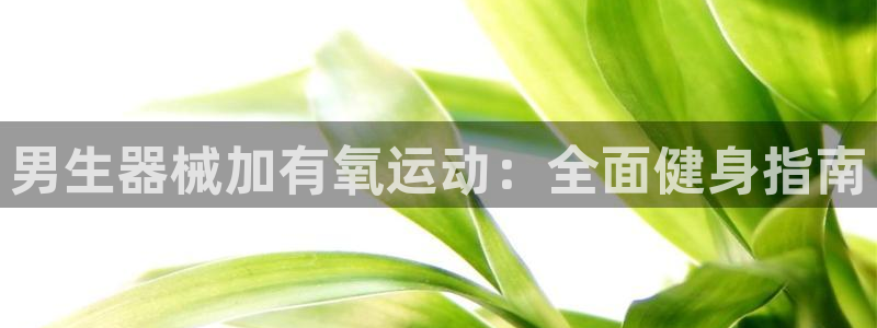 尊龙凯时 人生就是搏 平台：男生器械加有氧运动：全面