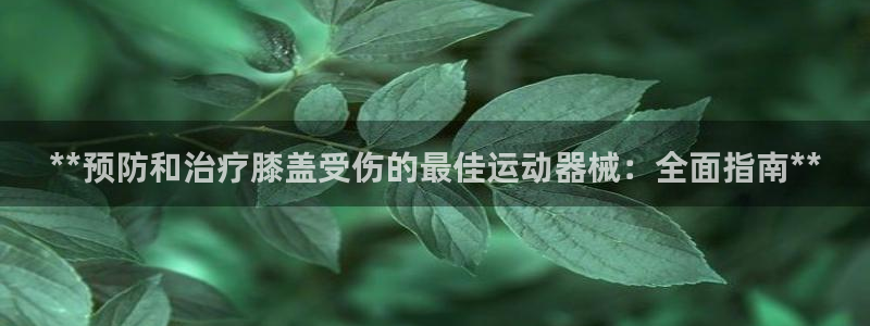 尊龙版末代皇帝：**预防和治疗膝盖受伤的最佳运动器械