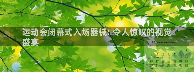 凯时官网手机版首页：运动会闭幕式入场器械: 令人惊叹