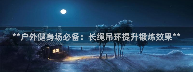 尊龙凯时app安装：**户外健身场必备：长绳吊环提升
