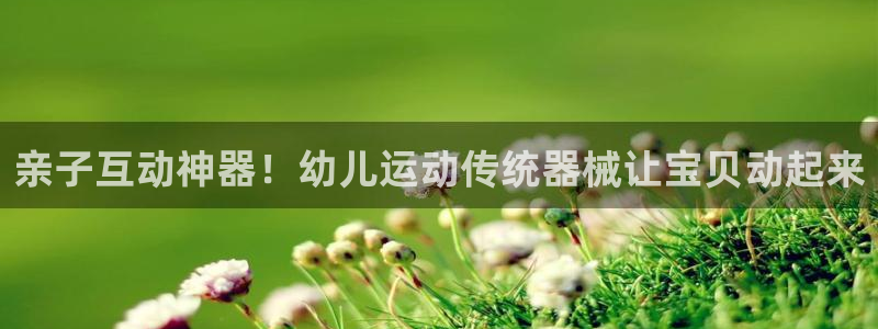 尊龙凯时·中国官方网站：亲子互动神器！幼儿运动传统器
