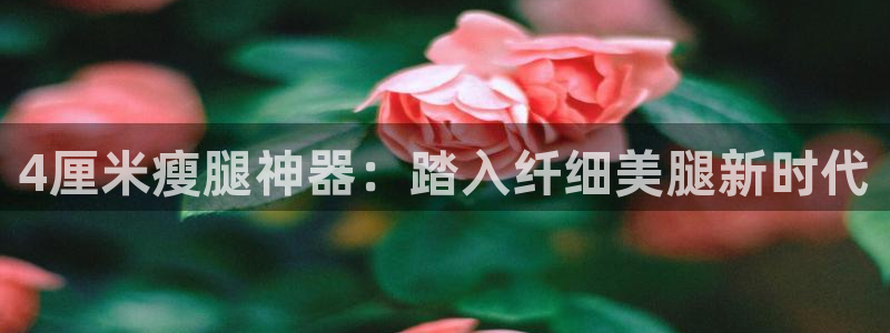 尊龙尊龙：4厘米瘦腿神器：踏入纤细美腿新时代