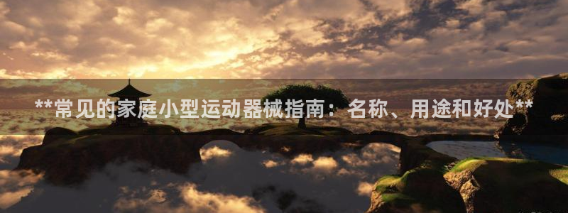 尊龙d88官网登录苹果版下载：**常见的家庭小型运动